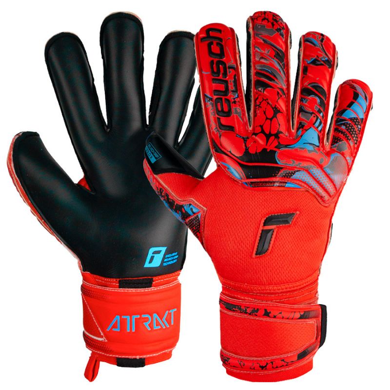 Gloves Reusch Attrakt Silver Jr 53 72 215 3333