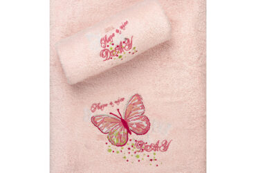 Σετ πετσέτες Art 5402 Σετ 2τμχ Ροζ Beauty Home