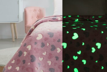 Κουβέρτα μονή φωσφορίζουσα Art 6137  160×220 Ροζ Beauty Home