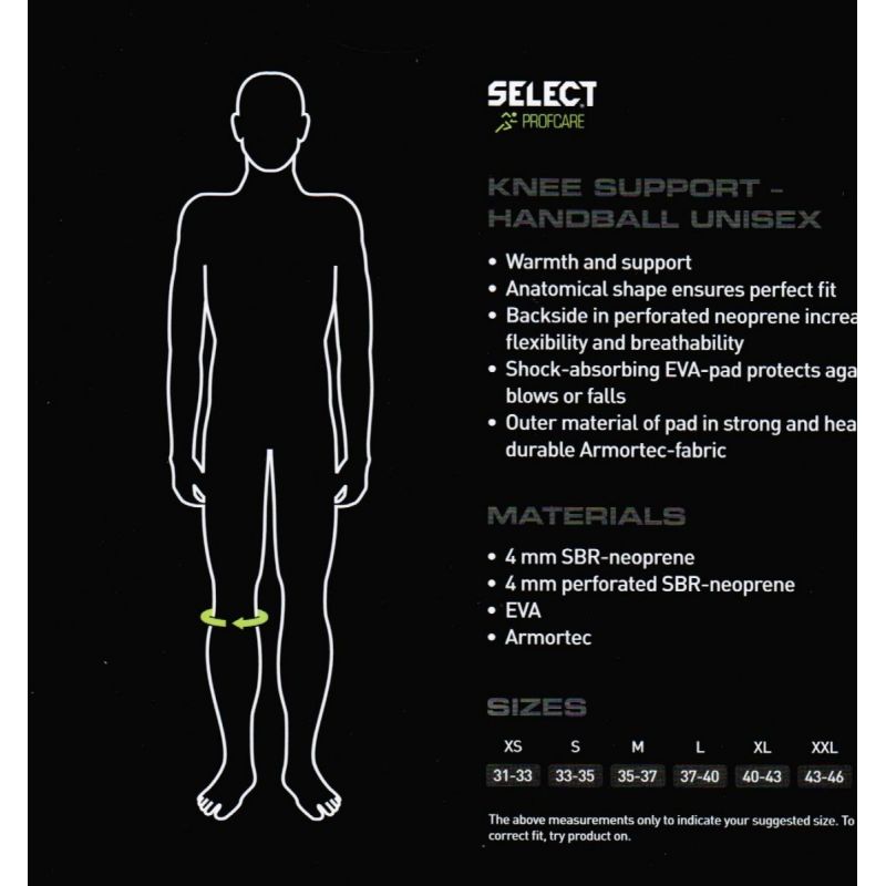 SELECT Profcare Neoprene 6202W knee protector