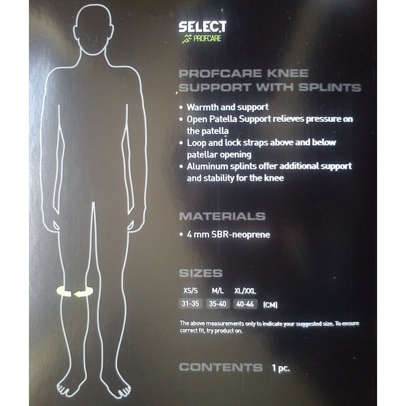 Knee protector with Select 6204 stabilizer