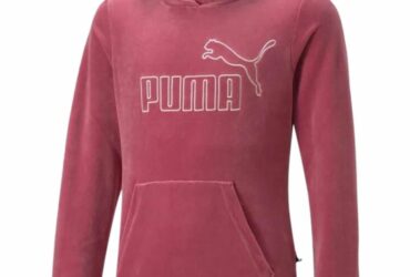 Sweatshirt Puma Ess + Velor Hoodie G Jr 671040 45