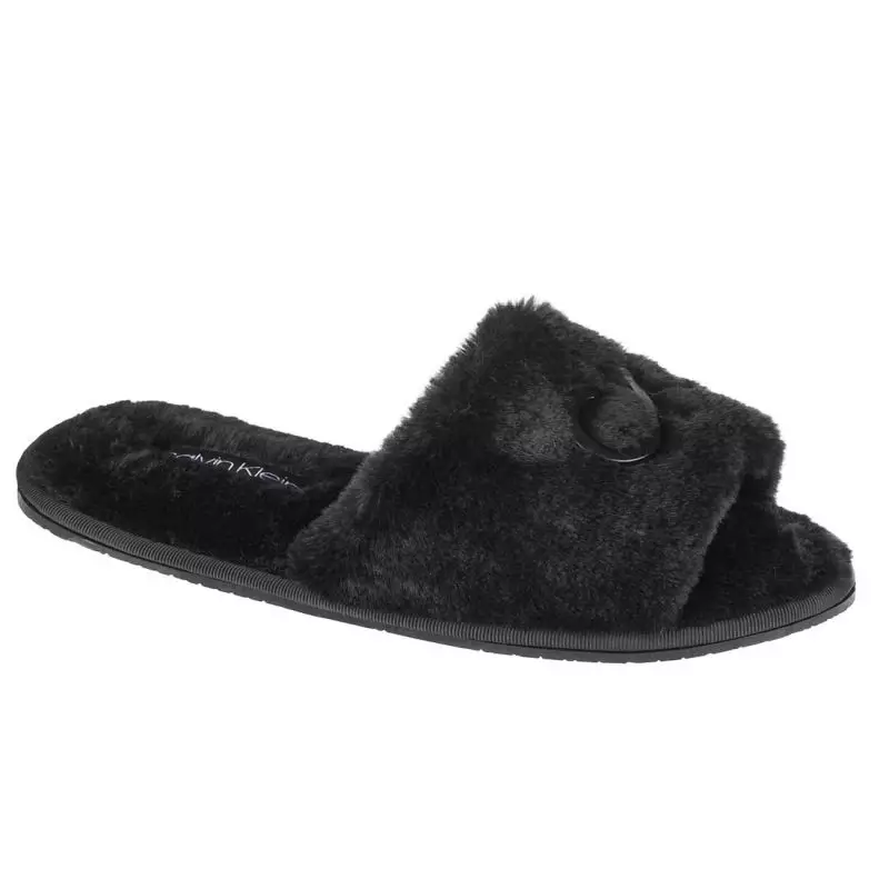 Calvin Klein Slipper Sandal Fur W HW0HW00634-BAX