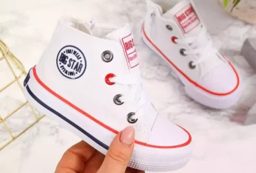 Sneakers with a zipper Big Star Jr HH374083 white