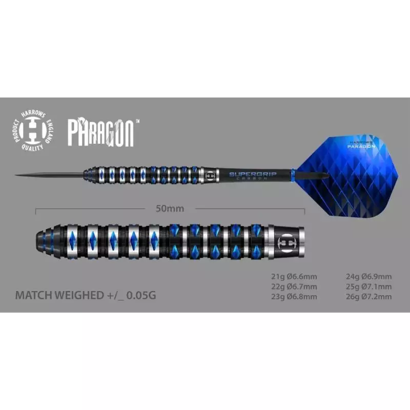 Harrows Paragon Darts 90% Steeltip HS-TNK-000013901
