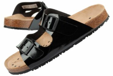 Abeba Sandals Black W 8088 work slippers