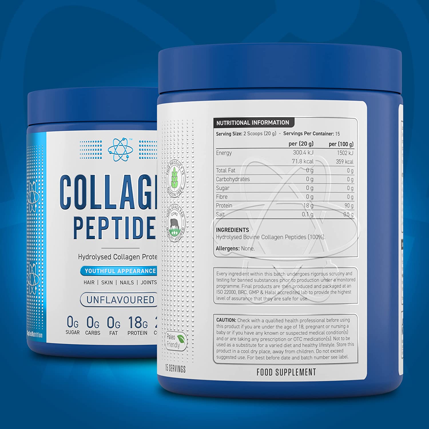 Κολλαγόνο Applied Nutrition Collagen Peptides 300g