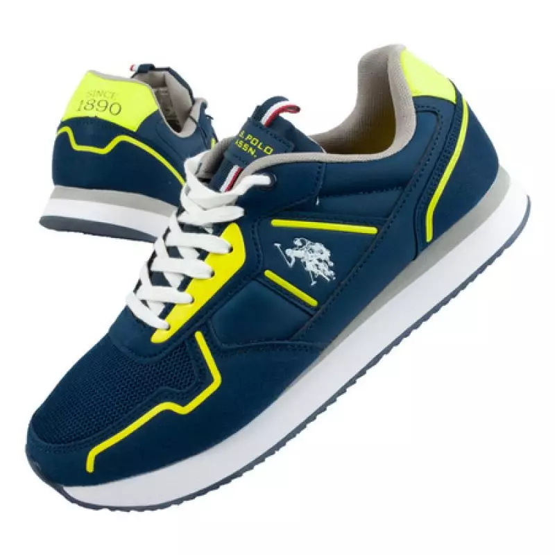US Polo ASSN trainers. M NOBIL004-BLU006