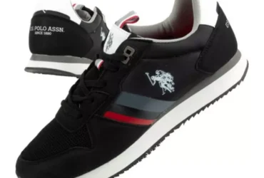 US Polo ASSN trainers. M NOBIL006-BLK