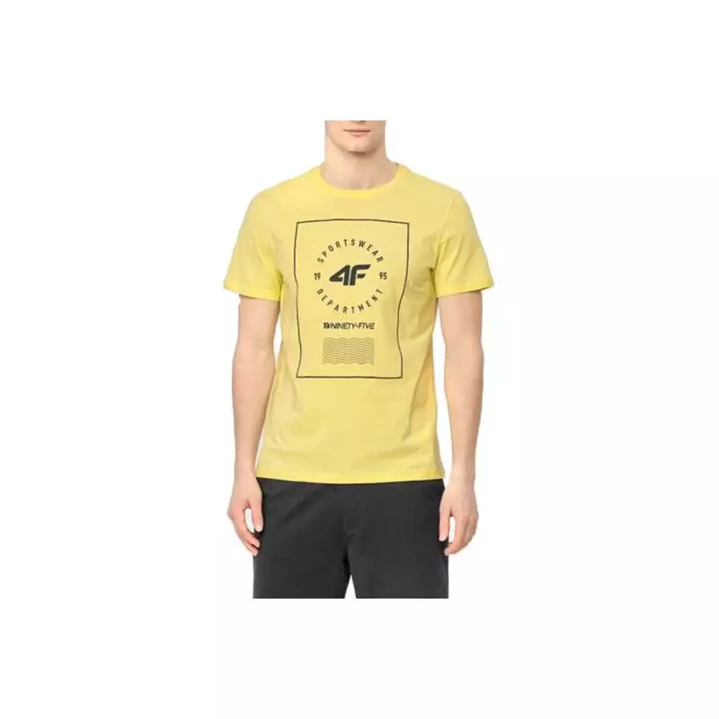 T-shirt 4F M H4L22-TSM033 light yellow
