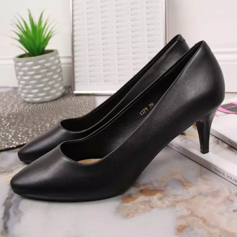 Pumps high heels black W Sergio Leone
