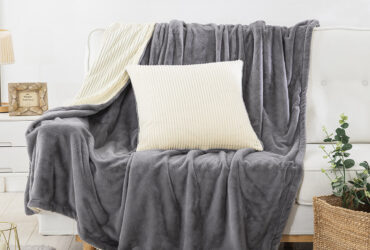 Ριχτάρι-κουβέρτα καναπέ Addictive Art 8401 140×180 Γκρι Beauty Home