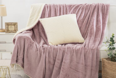 Ριχτάρι-κουβέρτα καναπέ Addictive Art 8403 140×180 Ροζ Beauty Home