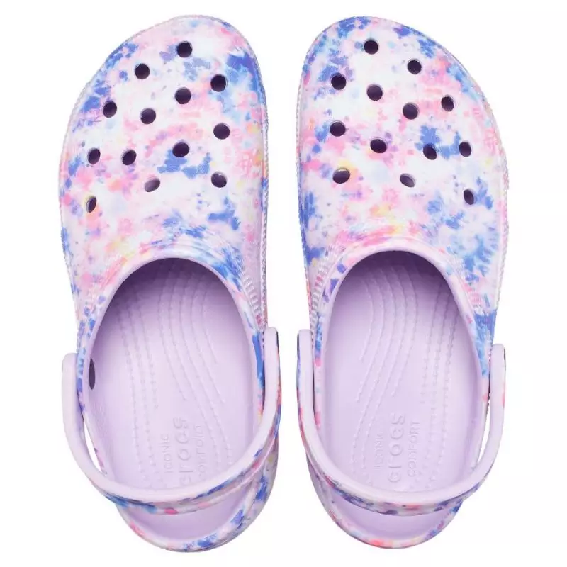 Crocs Classic Platform Tie Dye W 207151 5PT