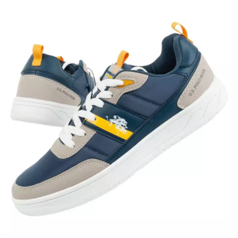 US Polo ASSN trainers. M UP21M88089-DBL-YEL03