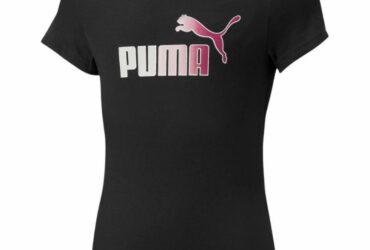 Puma ESS+ Bleach Logo Tee G Jr 846954 01