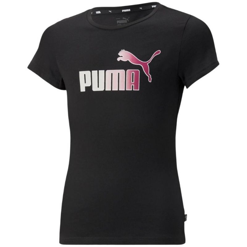 Puma ESS+ Bleach Logo Tee G Jr 846954 01