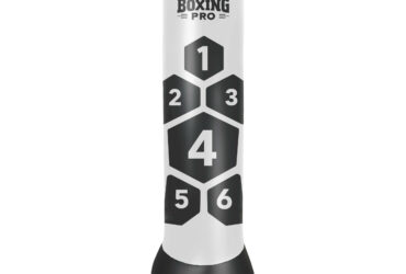 Φουσκωτός σάκος δαπέδου Boxing Pro Power Tower White Numbers