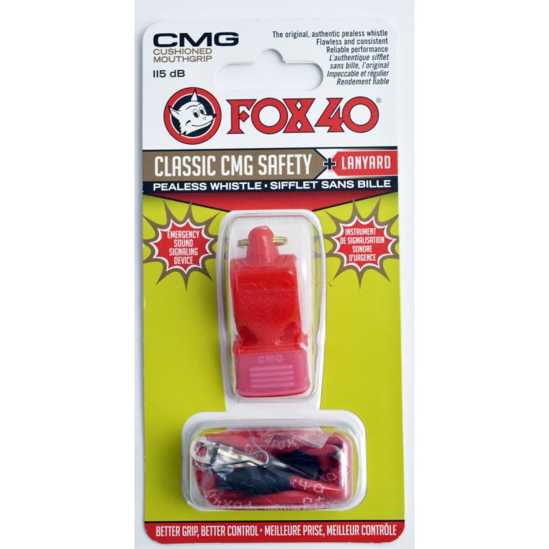 Whistle Fox 40 CMG Classic Safety + string 9603-0108 red