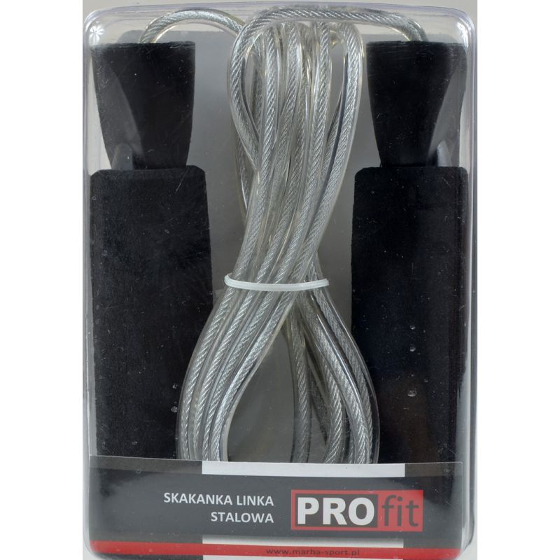 Skipping rope with a steel cable PROFIT SPEED / DK 1024