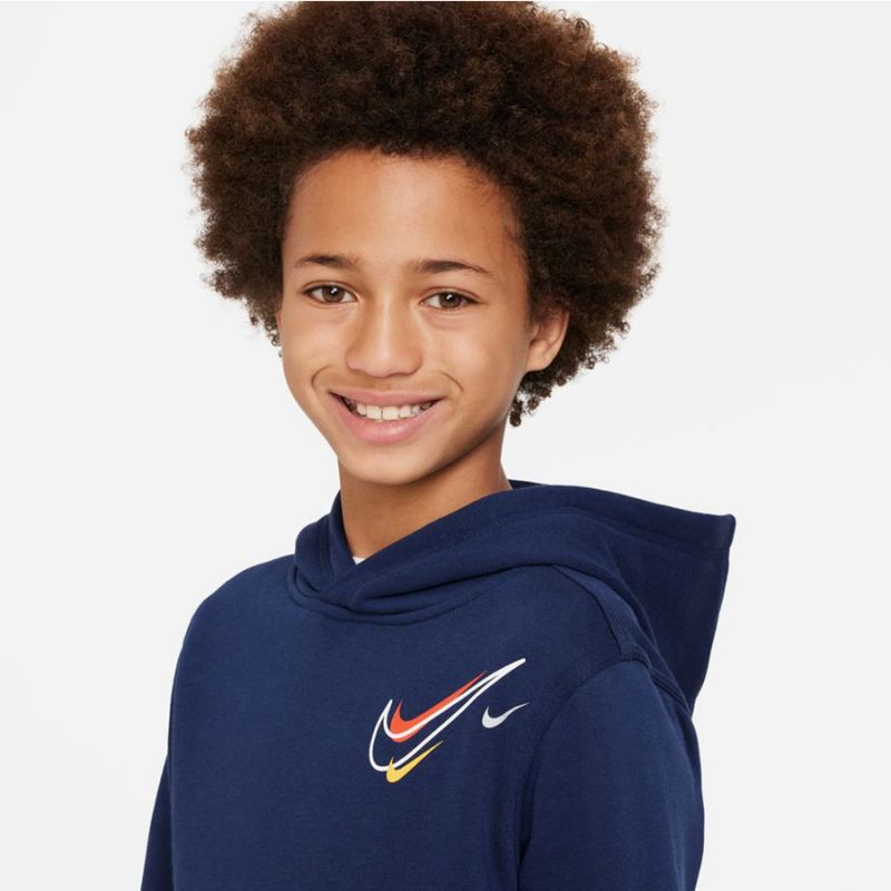 Nike Sportswear Flc Po Hoody Jr DX2295 410 sweatshirt