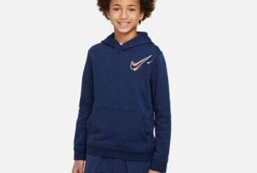 Nike Sportswear Flc Po Hoody Jr DX2295 410 sweatshirt