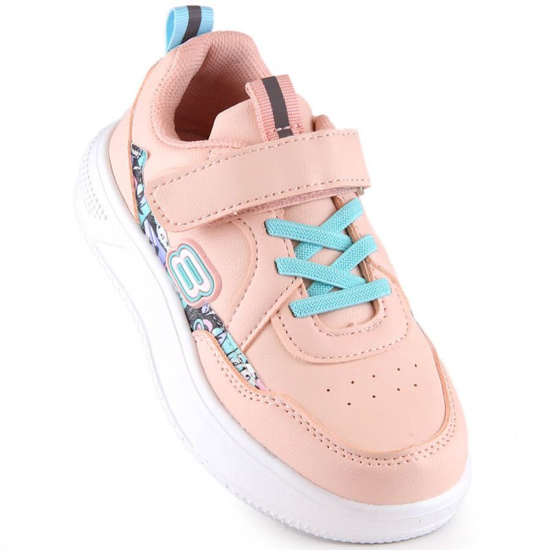 Velcro sports shoes Miss❤E Jr EVE419 pink