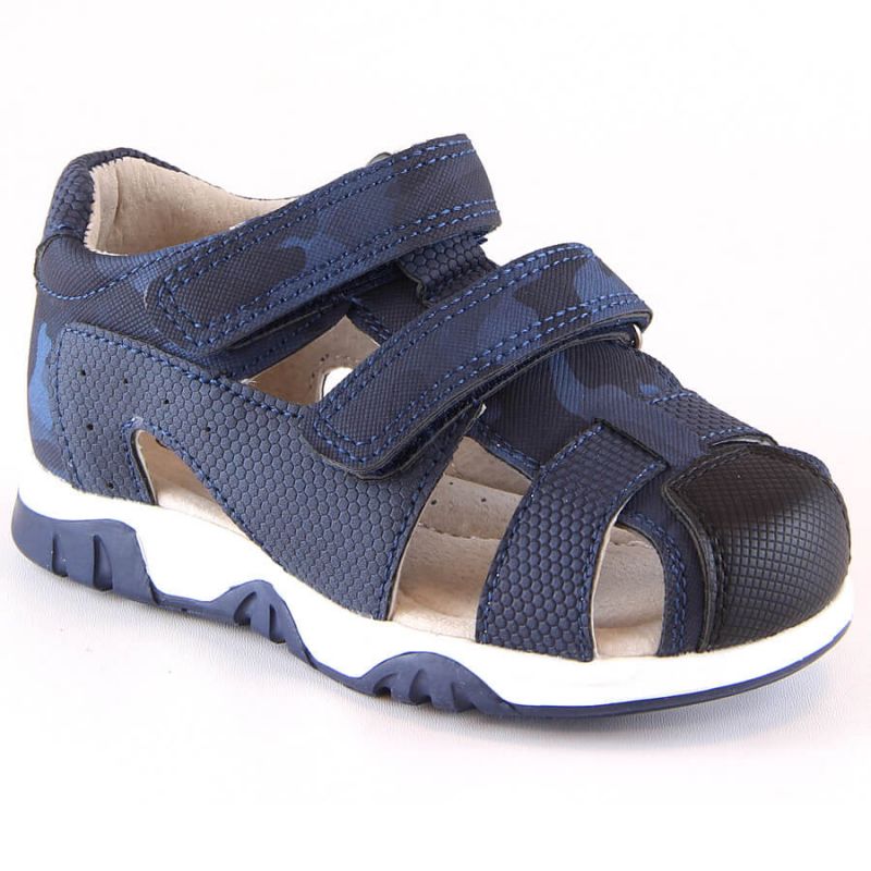 Velcro sandals camo News Jr 5909 navy blue