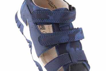Velcro sandals camo News Jr 5909 navy blue