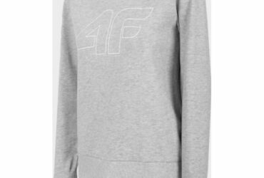 Sweatshirt 4F W H4Z22-BLDF350 cool light gray