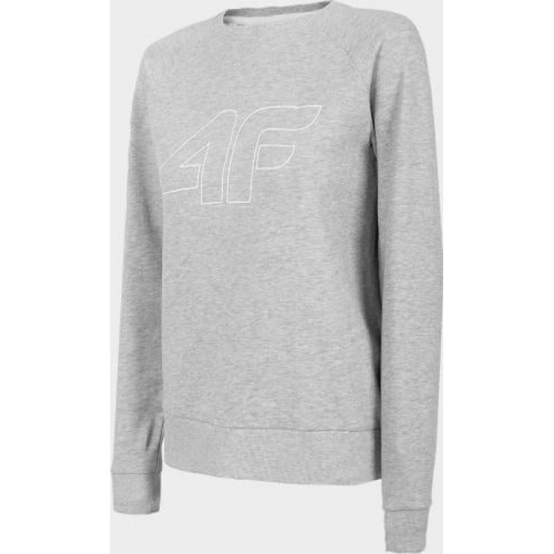 Sweatshirt 4F W H4Z22-BLDF350 cool light gray