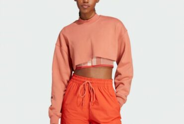 Adidas by Stella McCartney TrueCasual Cropped Sportswear Sweatshirt W HT1111