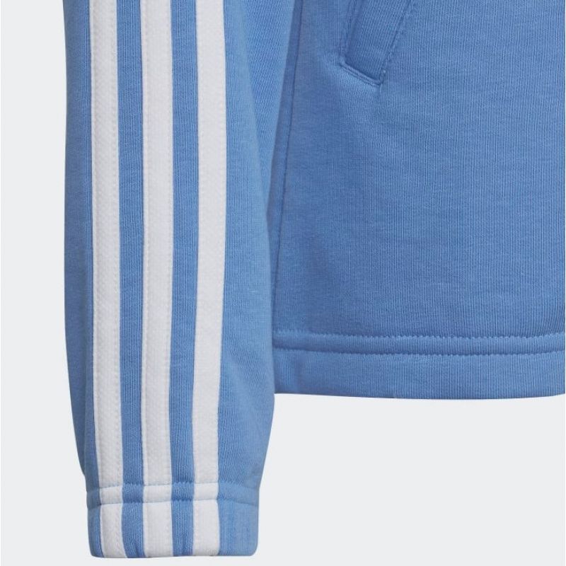 Sweatshirt adidas 3 Stripes Full-Zip Hoodie Jr. IC3636