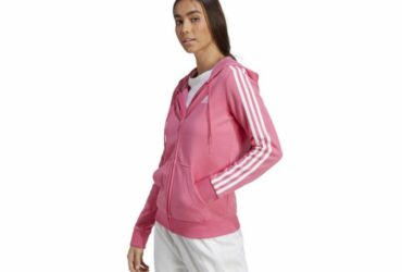 Sweatshirt adidas 3 Stripes FL Full-Zip HD W ID0032