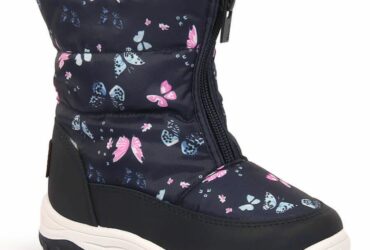 Snow boots with butterflies insulated Big Star Jr INT1794