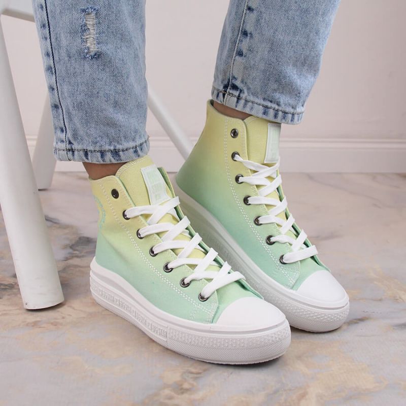 Platform ankle sneakers Big Star W INT1877A multicolor