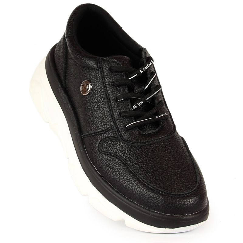 Black Vinceza W JAN131 platform sports shoes