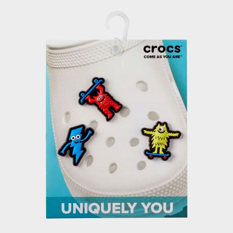 Button Crocs monsters 3-pack JIBBITZMONSTERS