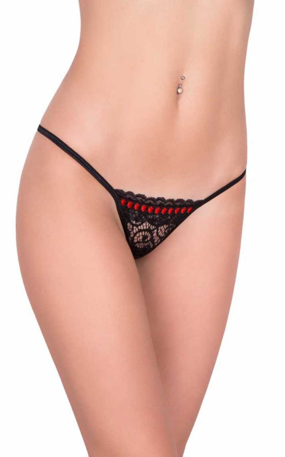 Micro G-String Από Δαντέλα Σχέδιο Κύματα