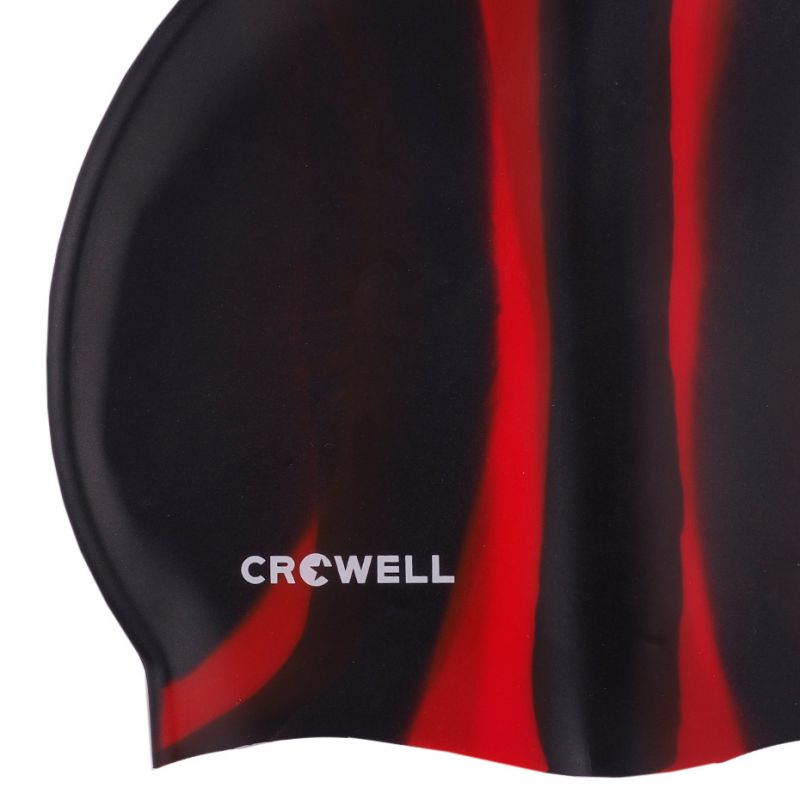 Crowell Multi-Flame-01 silicone swimming cap