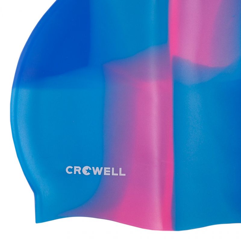 Crowell Multi-Flame-09 silicone swimming cap