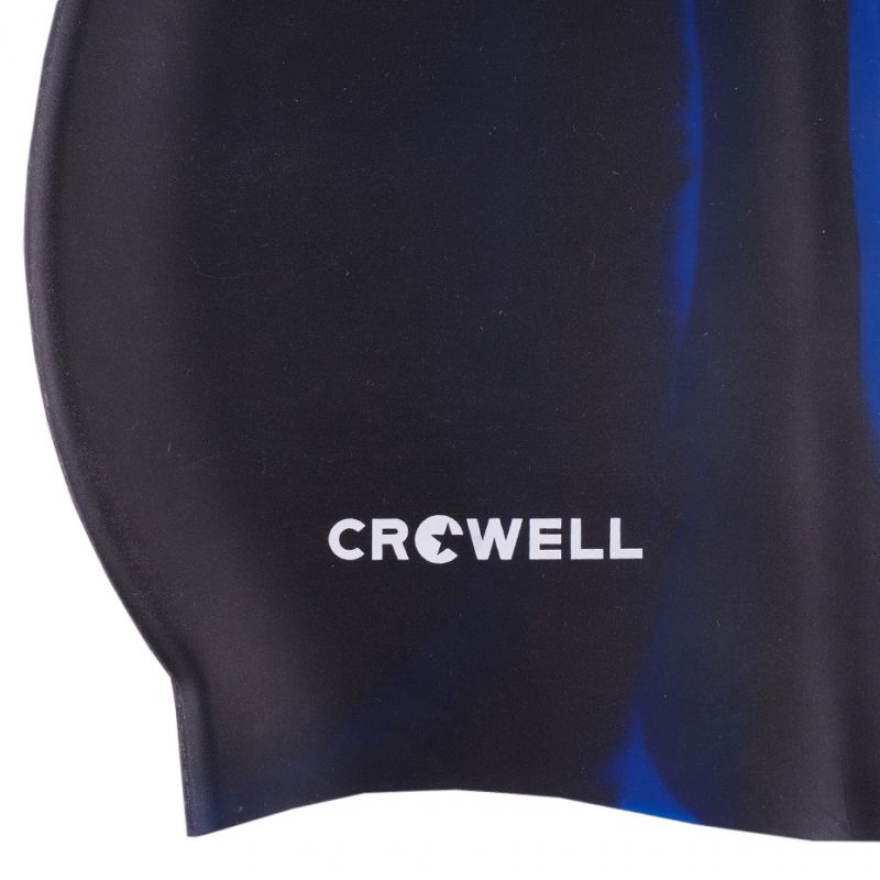 Crowell Multi-Flame-11 silicone swimming cap