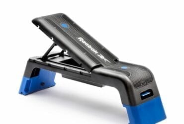 Adjustable step with bench function Reebok RAP-15170BL
