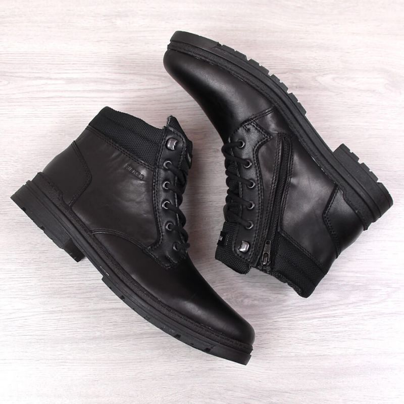 Leather high boots Rieker M RKR558