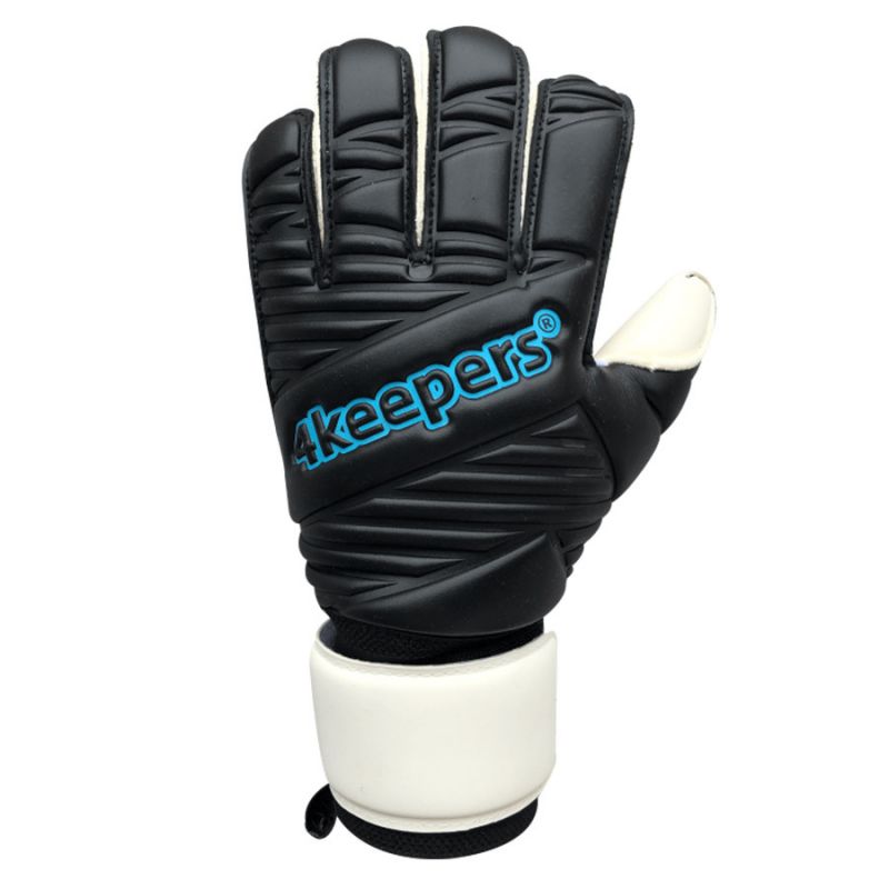 4Keepers Retro IV Black RF Jr S815009 goalkeeper gloves