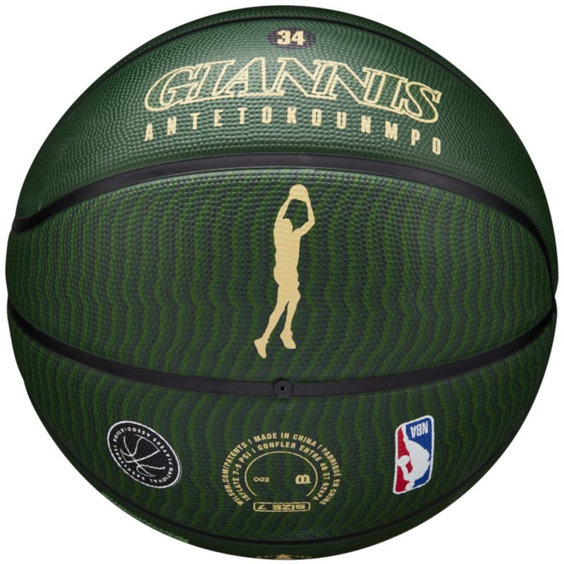 Wilson NBA Player Icon Giannis Antetokounmpo ball for basket WZ4006201XB