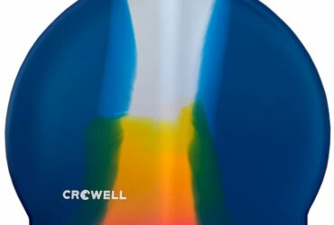 Crowell Multi Flame silicone swimming cap col.14