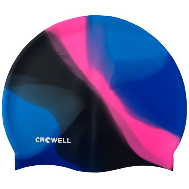 Crowell Multi Flame silicone swimming cap col.17