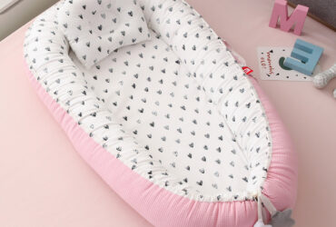 Bρεφική φωλιά με μαξιλάρι Art 5318 53×88 Ροζ Beauty Home