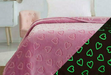 Κουβέρτα μονή φωσφορίζουσα Art 6257 160×220 Ροζ Beauty Home